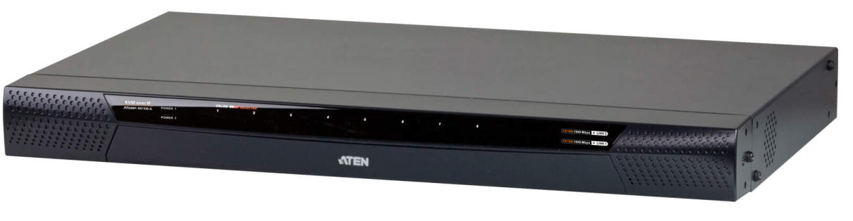 Aten 8 Port KVM Over IP, 1 local/1 remote user access. Support 1920x1200 Aten 8 Port KVM Over IP, 1 local/1 remote user access. Support 1920x1200